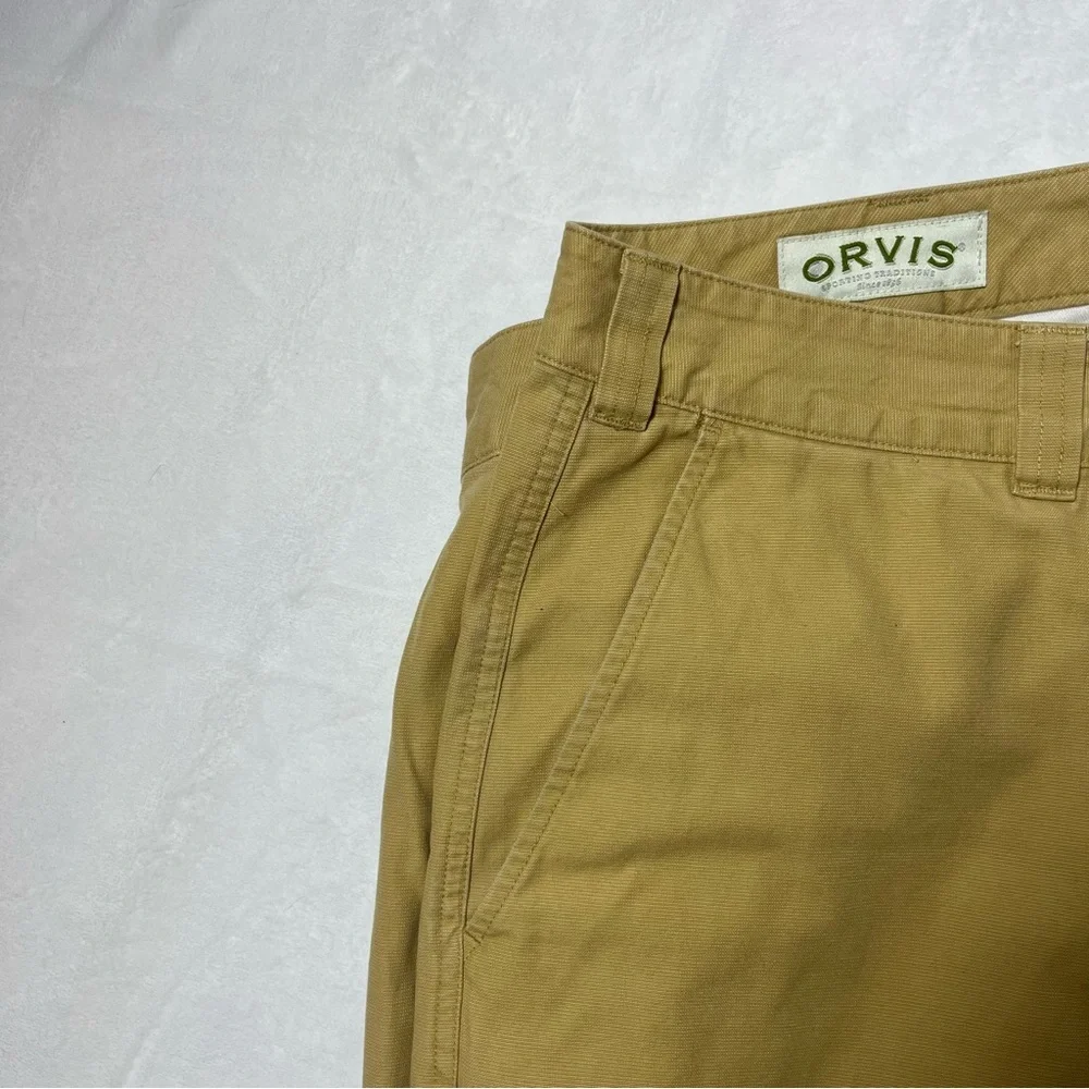 Orvis Men's Ultimate Khakis Twill Plain Front Pants size 42 - Picture 9 of 10